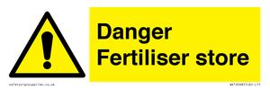 Danger Fertiliser store